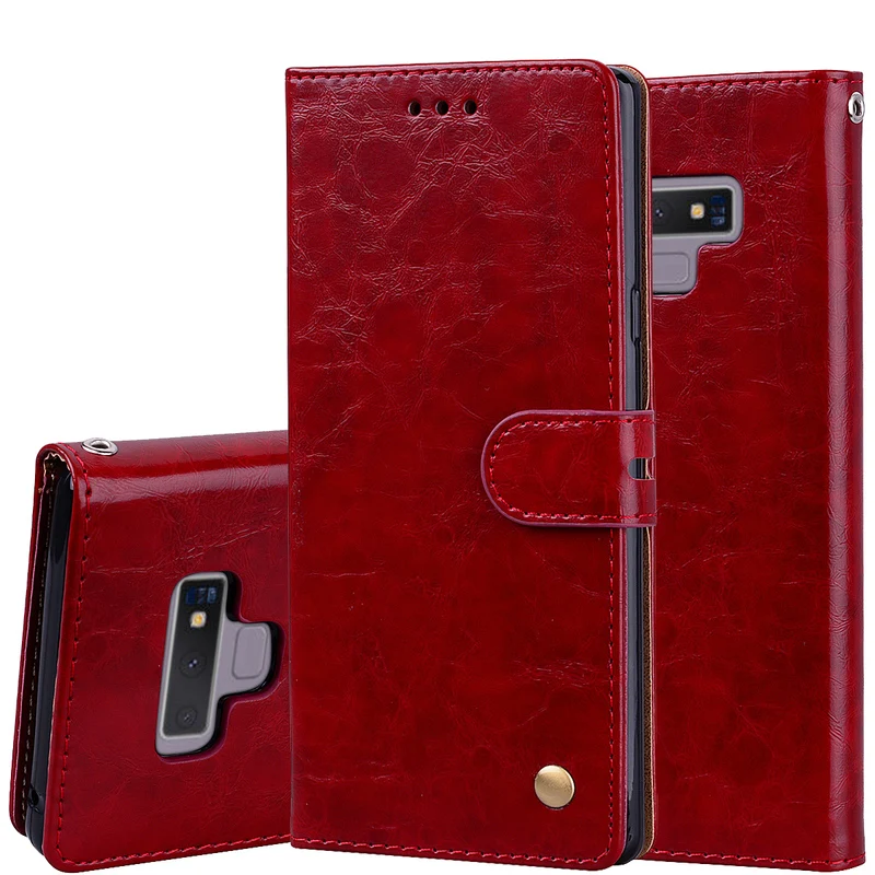 

For Samsung Galaxy Note 9 Flip Leather Wallet Phone Case For Samsung Note 8 Anti-fall Cover For Samsung Note 8 9 Cases