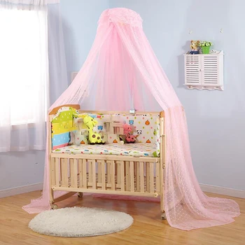 

Baby Mosquito Net Newborn Infants Portable Mesh Canopy Kids Bedding Crib Netting Hot Sale Lace Dome Summer Bedroom Curtain Nets