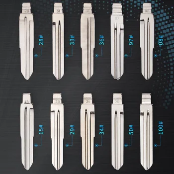 

KEYYOU 08# 15# 28# 29# 36# 50# 97# 33# 34# Remote Key Blade Blank For Hyundai Tucson Accent Getz Matri Sonata Santa fe Kia KD