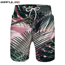 Мужские пляжные шорты штаны для путешествий с пальмовыми листьями, 3D принтом, мужские шорты с карманами, свободные шорты для серфинга, мужские спортивные шорты для бега и для серфинга