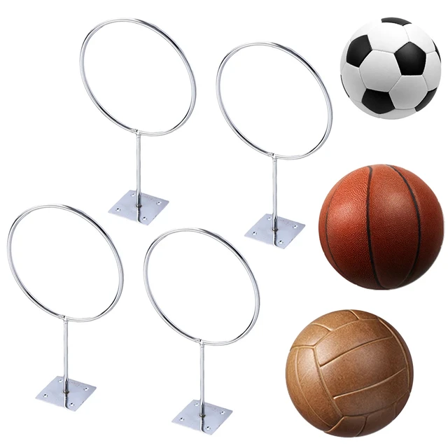 4pcs Supports de balle, Football, Support de basket-ball, Support