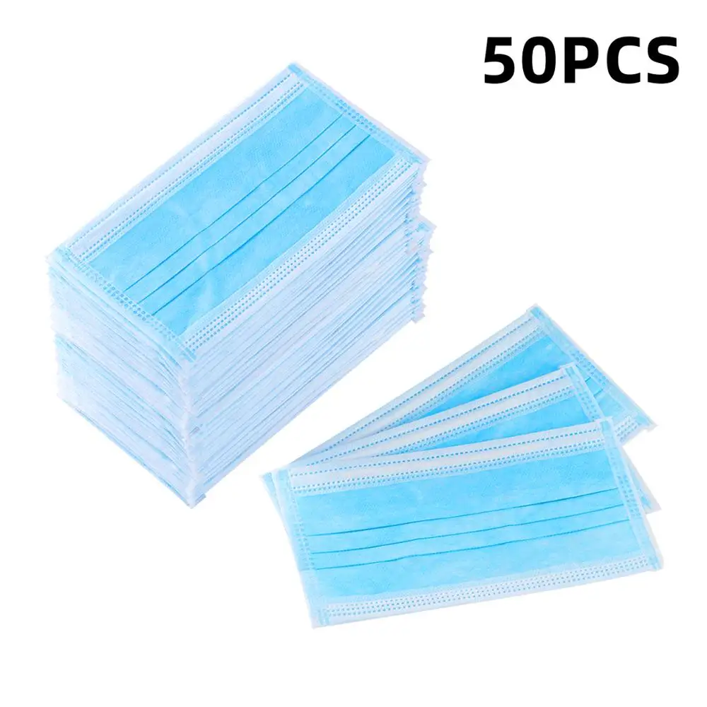 

Face Mouth Anti Virus Mask Disposable Protect 3 Layers Filter Dustproof Earloop Non Woven Mouth Masks