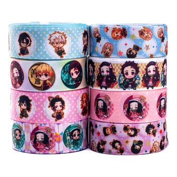 

NEW 10yards different sizes Japanese cartoon ribbon printed grosgrain ribbon