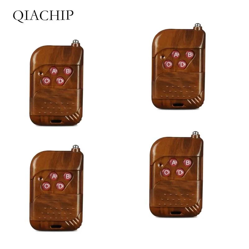 

4pcs 433mhz RF Relay Receiver Module Wireless 4 CH Output With Learning Button and 433 Mhz RF Remote Controls Transmitter Diy