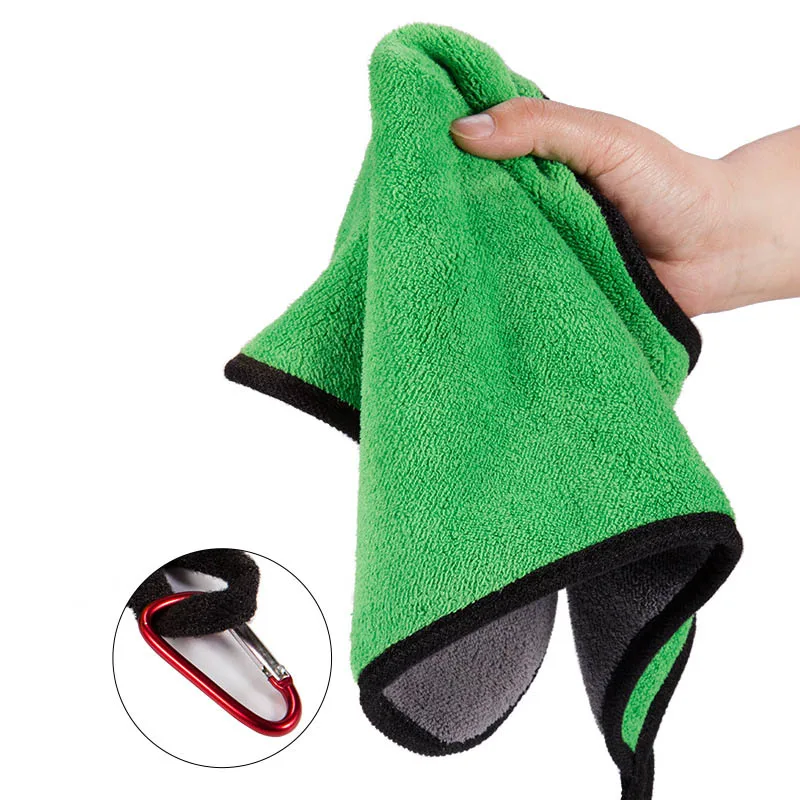 Fishing Towel Fishing Clothing Thickening Non-stick Absorbent Outdoors Sports Wipe Hands Towel Hiking Fishing Equipment