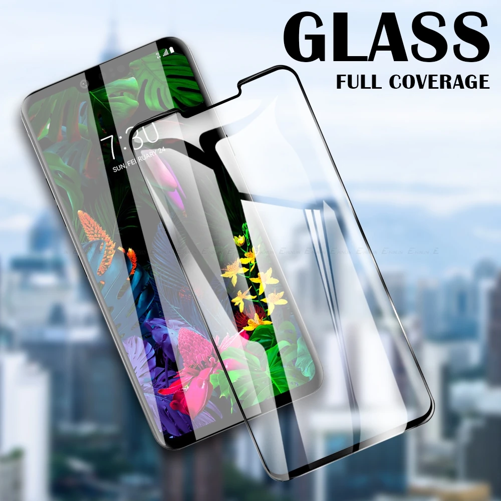 Full Cover Screen Protector Tempered Glass For LG G8S G7 G6 Plus V60 V50 V40 ThinQ 5G Protective Film | Мобильные телефоны и