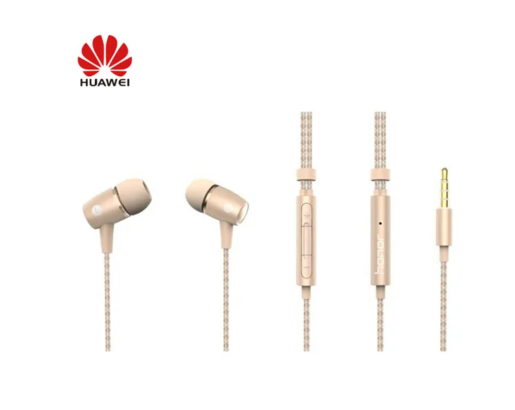 Оригинальные наушники Huawei AM12plus металлические с микрофоном и пультом