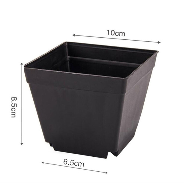 Flower Pots Colourful Plastic Plant grow Pot nursery cup planters for succulents Decor Desktop Container Garden tools C1