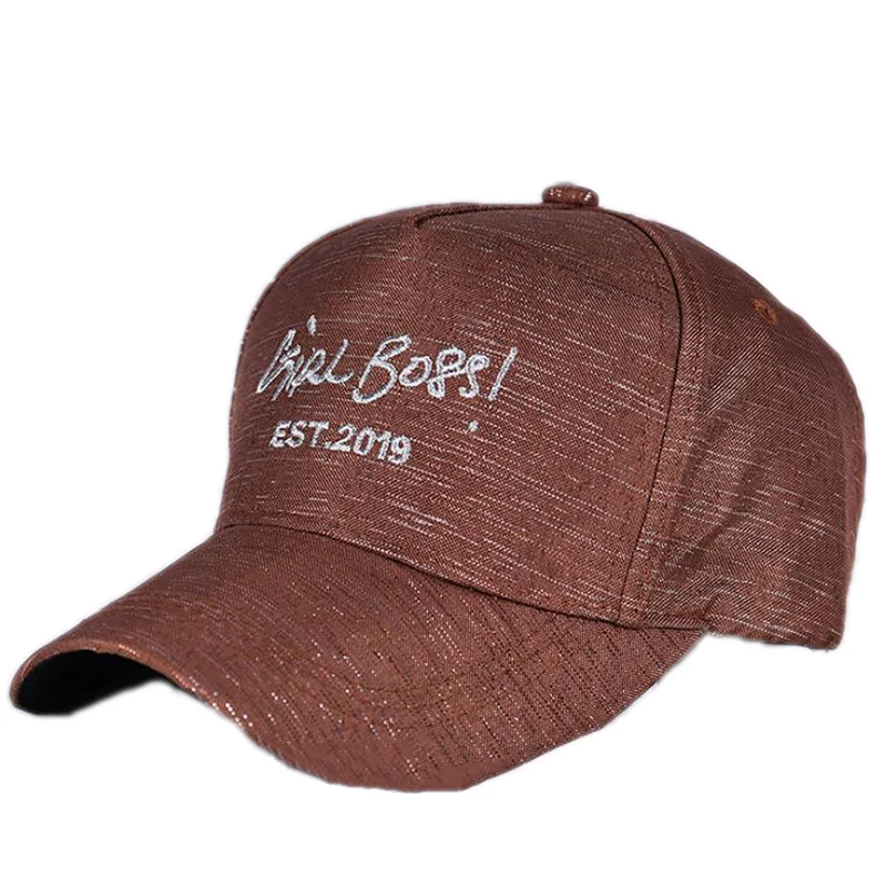 1 шт бейсбольная Кепка с вышивкой Strapback регулируемая шляпа Винтаж гольф - Цвет: Coffee
