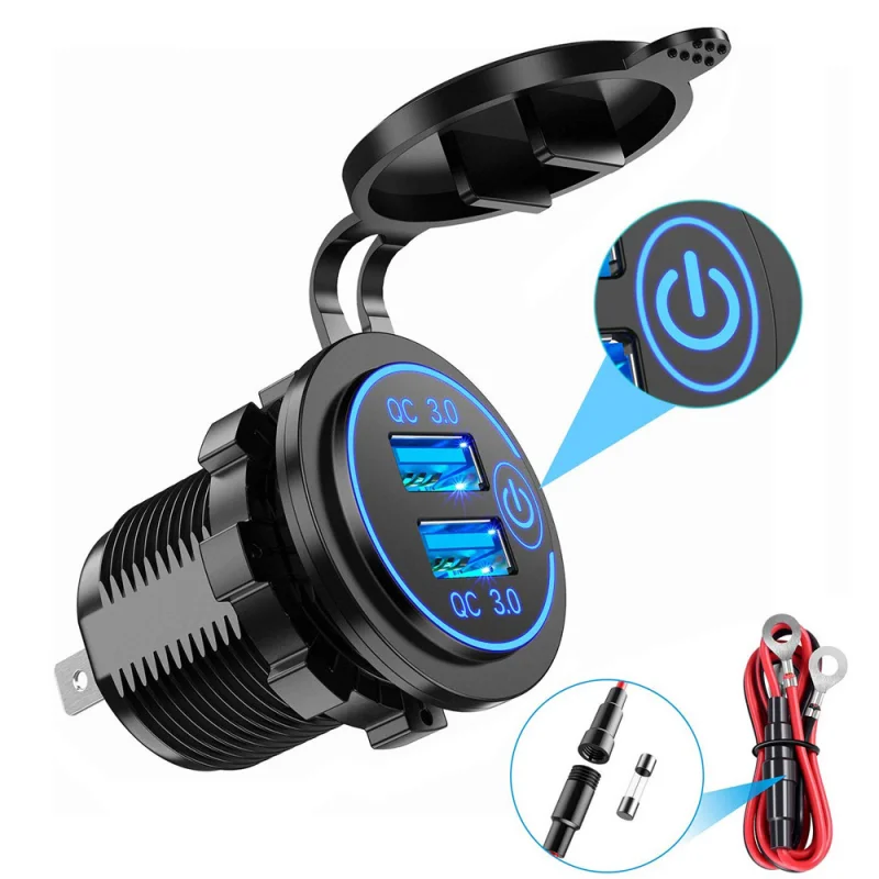 Motorola Cargador TurboPower Share De 50 W – Doble Puerto USB-A Y USB-C