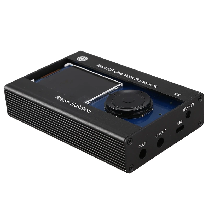 JABS новая версия PORTAPACK для HACKRF ONE 0.5Ppm TCXO часы металлический чехол SDR программное