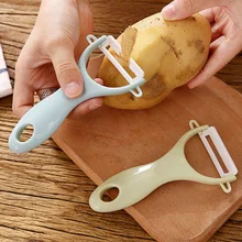 

Fruit Vegetable Potato Peeler Kitchen Hand Grater Cutter Portable Melons Cucumber Peeling Knife Household Ceramic Gadget