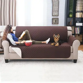 

Recliner Sofa Couch Cover Pet Dog Kids Mat Protector Sofa Cover Waterproof Quilted Reversible Cushion Covers For Living Room