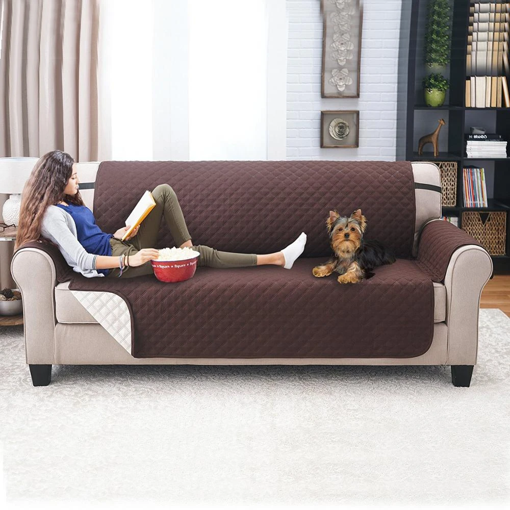 recliner sofa couch cover pet dog kids mat protector sofa cover waterproof quilted reversible cushion covers for living room