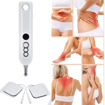 

Electric Meridian Acupuncture Pen Full Body Massage Body Point Detector Acupuncture Point Muscle Pulse Stimulator Massager Pen