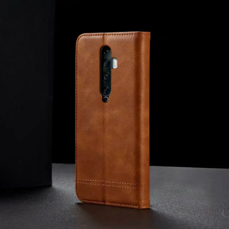 Чехол для OPPO Realme X2 Pro 3 Pro/X Lite Reno Ace 10X 2F 2Z 2 A9 F11 A11 A9/A5 откидной бумажник роскошный Магнитный чехол с подставкой