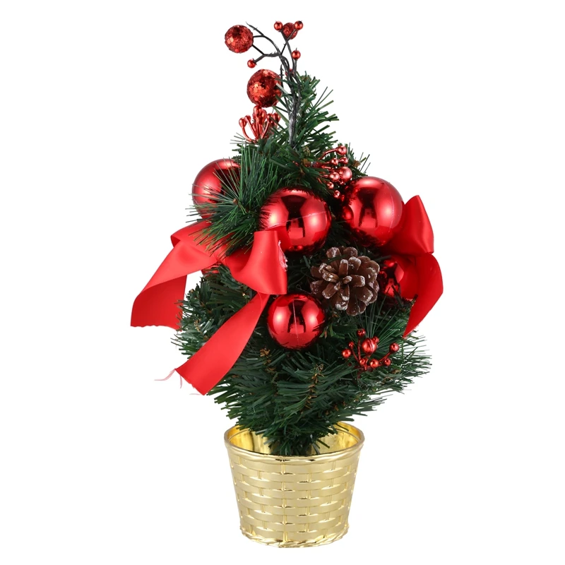 

Christmas Decoration Mini Tree Desktop Tree 30cm Christmas Tree Simulation Green Tree Mini Decoration Decoration