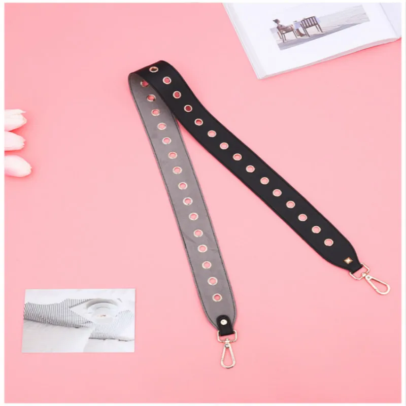 MEDADA fashion design for lady bag accessories with wide shoulder strap colliding with color single shoulder inclined strap