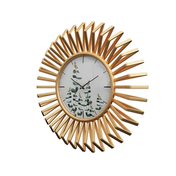 

New creative clocks modern stylish living room bedroom metal mute wall clock cafe personality wall clock