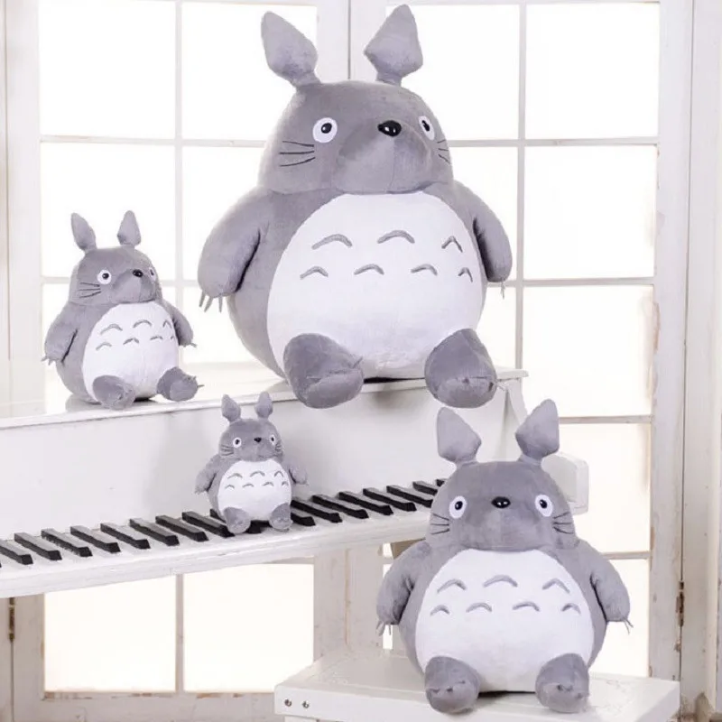 Totoro Plsuh Toys  Soft suffed animal cartoon pillow cushion cute fat cat  chinchillas children birthday Christmas gift 1