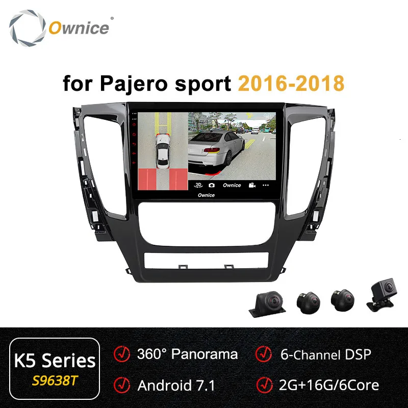 Owice 9 дюймов ips DSP Мультимедиа Android 9,0 Автомобильный gps радио плеер Для Mistubishi Pajero sport 4 Гб 64 Гб 4G LTE 2.5D