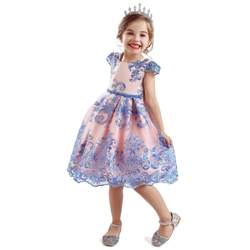 Нарядное праздничное платье с единорогом для девочек Детские платья для девочек от 4 до 10 лет, свадебное платье, вечернее платье Детская одежда для девочек