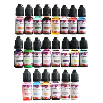 

22 Colors Epoxy Pigment Liquid Colorant Dye Ink Diffusion UV Resin DIY Crafts Jewelry Making