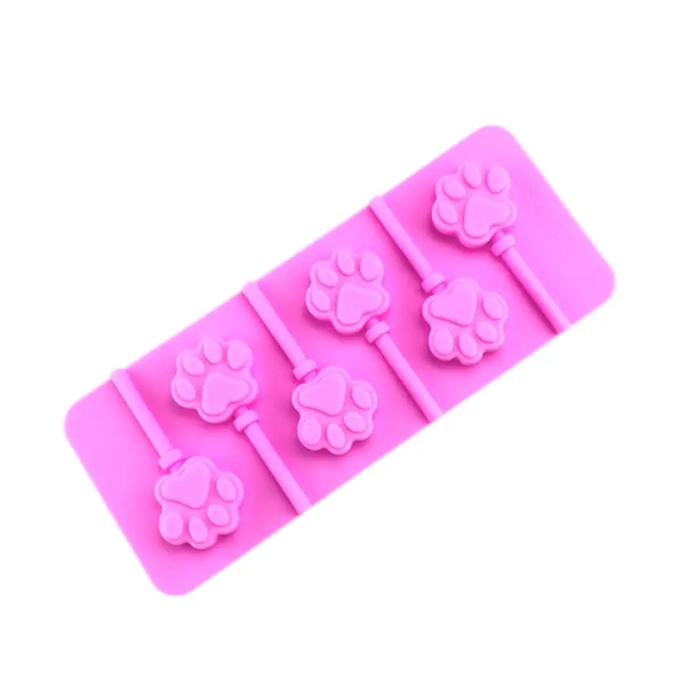 6 cavity кошачьи когти силиконовый леденец на палочке плесень Кухня формы для