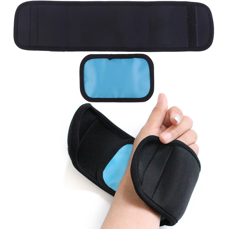 

Reusable Ice Pack For Injuries Gel Wrap Hot Cold Therapy Pain Relief With Straps Back Shoulders Waist Refrigerator Cooler Bag