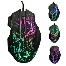 2400 dpi 7 кнопок светодиодный подсветка оптическая USB Проводная мышь геймер мыши ноутбук компьютерная мышь игровая мышь для Windows 7/8/10