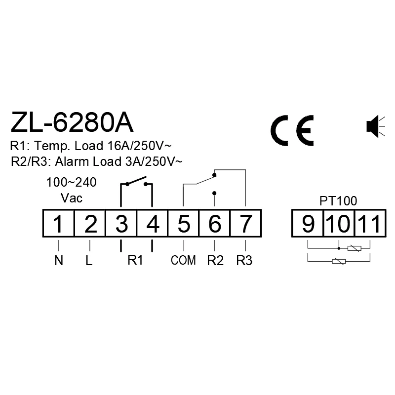 verificador de temperatura termostato termostato digital alta temperatura lilytech 01
