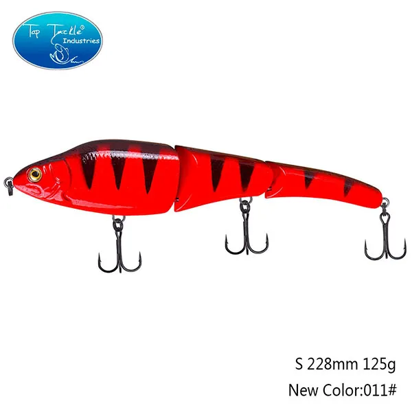 Fishing Lure Swimbait 178mm 58g Floating 63g Slow Sinking 73g CF Lure  Sinking Jointed Baits Slide Lures for Pike Musky Perch DunMuan (Color 