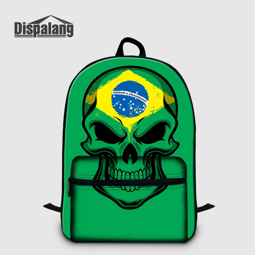 Backpack19 Мужской рюкзак для ноутбука, индивидуальный дизайн, логотип, холщовые школьные сумки для бразильских мальчиков, модные школьные сумки, мужская легкая сумка для книг, рюкзак - Цвет: Backpack19