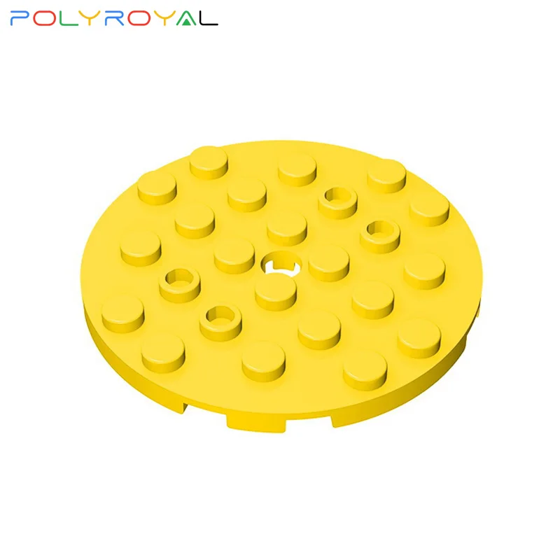 Строительные блоки Technicalalal DIY тарелки 6x6 Круглый ластовица кирпич 10 шт творческие