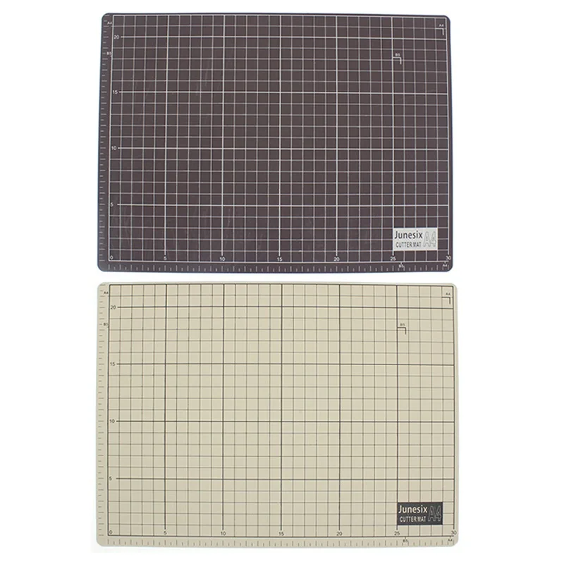A4 Double-Sided Grid Colored Cutting Mats Self-Healing Design Engraving Model Incraving Board School Office Supply Wrting Plate