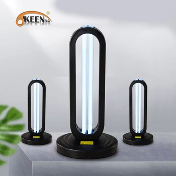 

OKEEN New 38W UV Desinfect Lamp Double Tube Sterilization Ultraviolet Lamps UV Germicidal Light Remote Control Timer Air Ozone