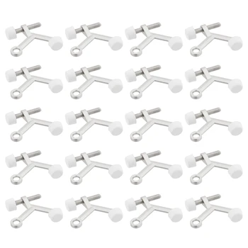 

20-Pack Standard Hinge Pin Door Stop, Hinge Pin Adjustable Positioning Door Stop