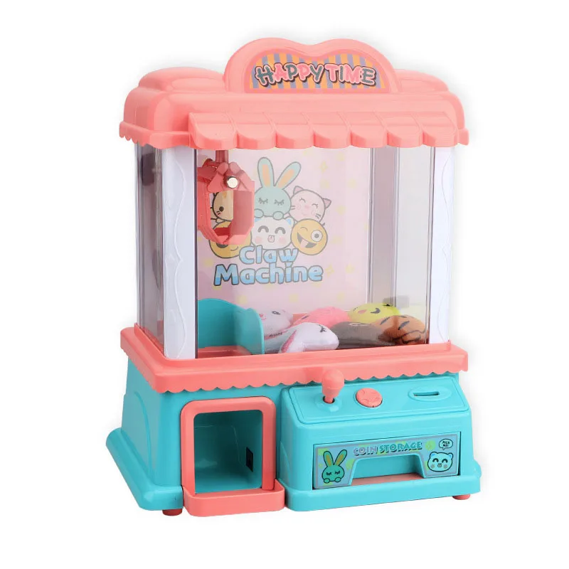 Мини машина для кукольных игр игровой автомат с когтями будильником