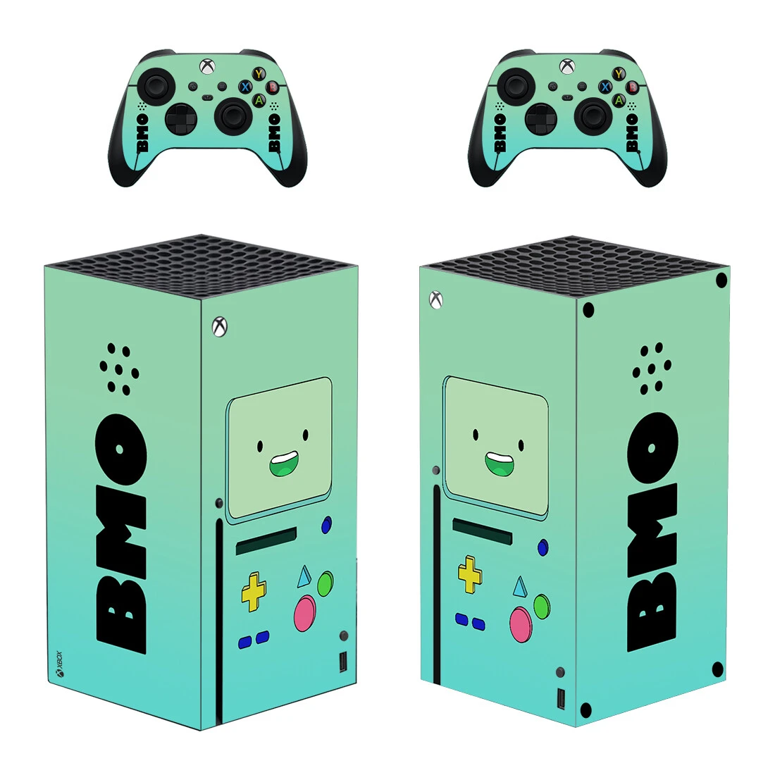Game Machine Style Xbox Series X Skin Sticker for Console & 2 Controllers Decal Vinyl Protective Skins Style 1