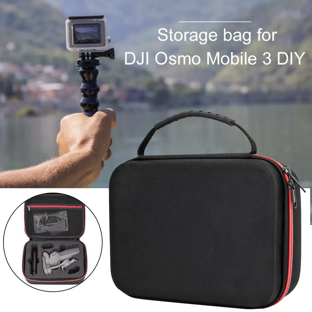 Сумка для хранения для DJI Osmo Mobile 3 сумка водонепроницаемый DIY сумка для переноски мешок, чехол Аксессуары для путешествий черный нейлоновый