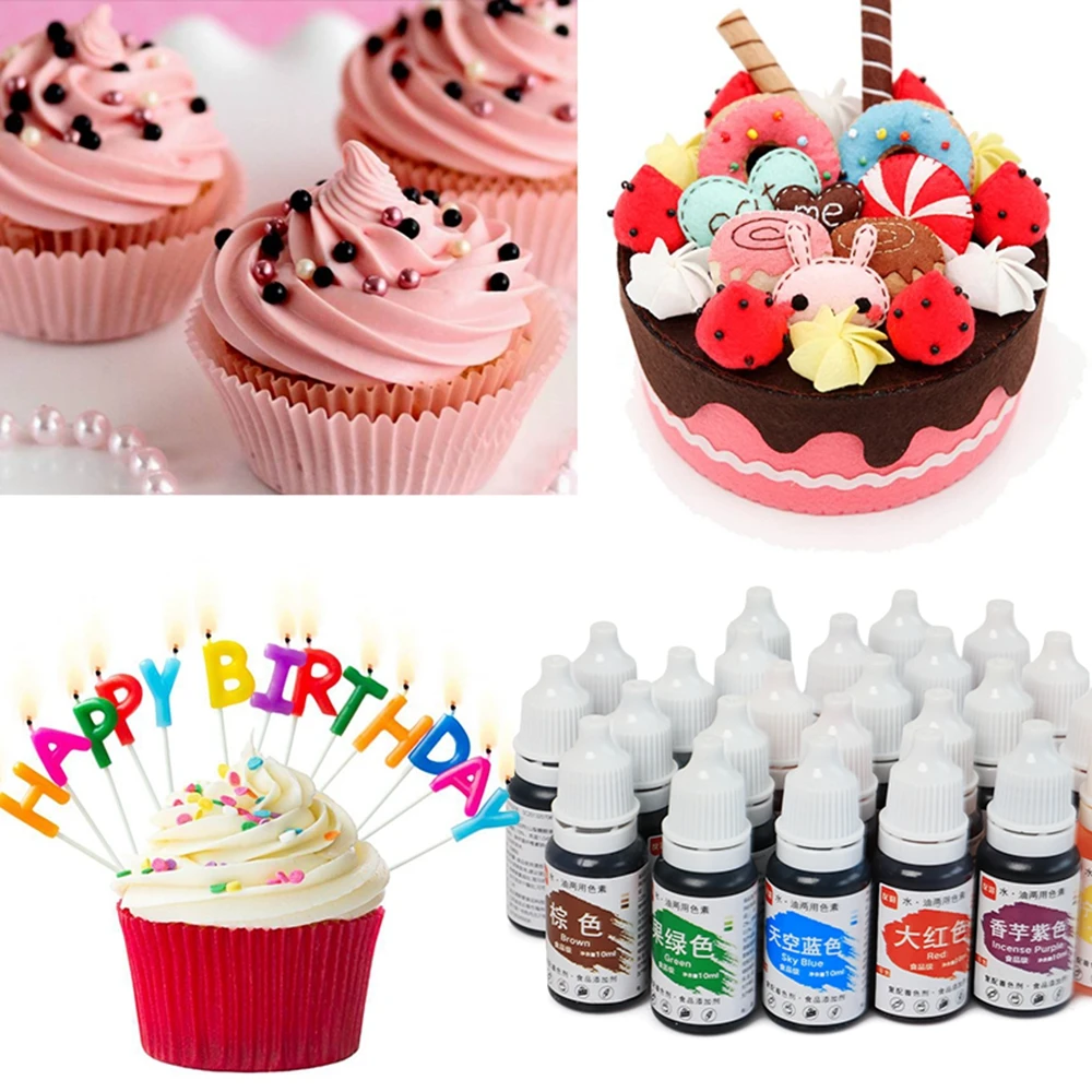 Generic 24 Colors 10ml Edible Pigment Cream Food Coloring Cake 21 Best Price Online Jumia Kenya