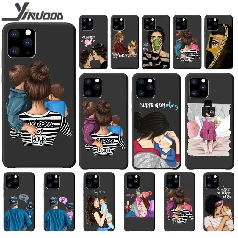 Роскошный чехол для телефона Super Dad Mom Baby Girl Twin Iphone 5s Se 2020 6 6s 7 8 Plus X Xs Max Xr 11 Pro |