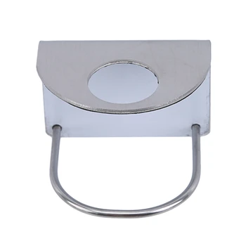 

A Pair Of Stainless Steel Toothpaste Holder Mouthwash Cup Creative Non-Marking Wall Suction Toothpaste Holder