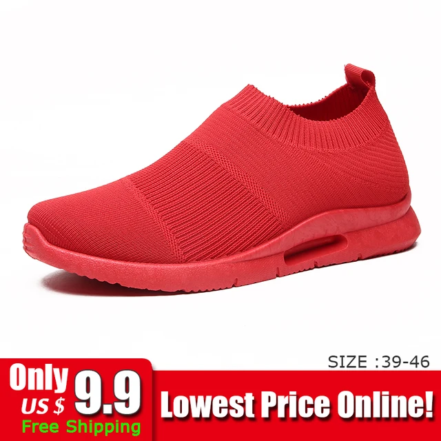 US $9.90 Damyuan Light Running Shoes Jogging Shoes Breathable Man Sneakers Slip on Loafer Shoe Men's Casual 
