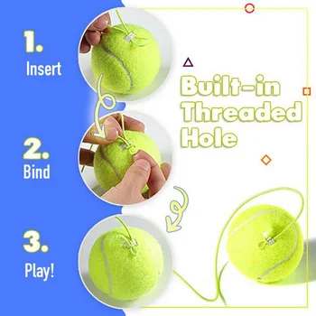 

Portable Intensive Tennis Trainer Practice Single Self-Study Training Tool Suitable For Tennis New Player Practice