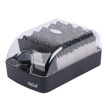 

Business Card Holder, Push-Button,Storage up to 350 Cards