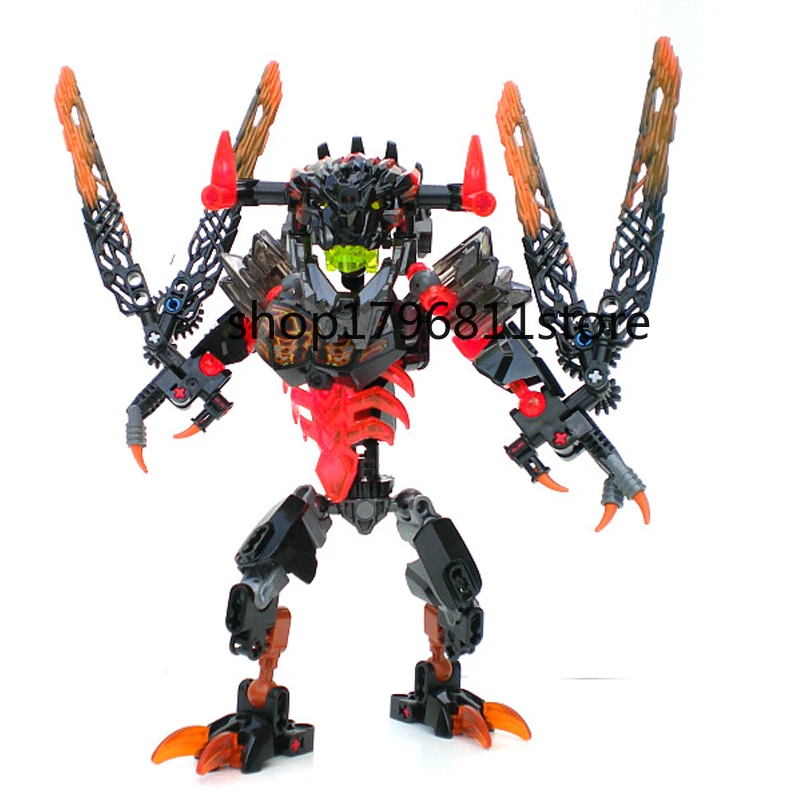 KSZ 613 2 Биохимический воин Bionicle Лава чудовище строительные блоки кирпичи Детский