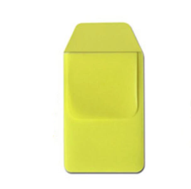 Yellow 1 шт. надежный, сверхпрочный ПВХ ручка Карманный держатель ручки значок заметки карты Органайзер Для Школьная больница офисное использование - Цвет: Yellow