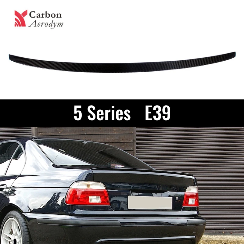 

carbon fiber spoiler for BMW E39 4 door 5 series sedan 1996-2003 rear trunk wing spoilers
