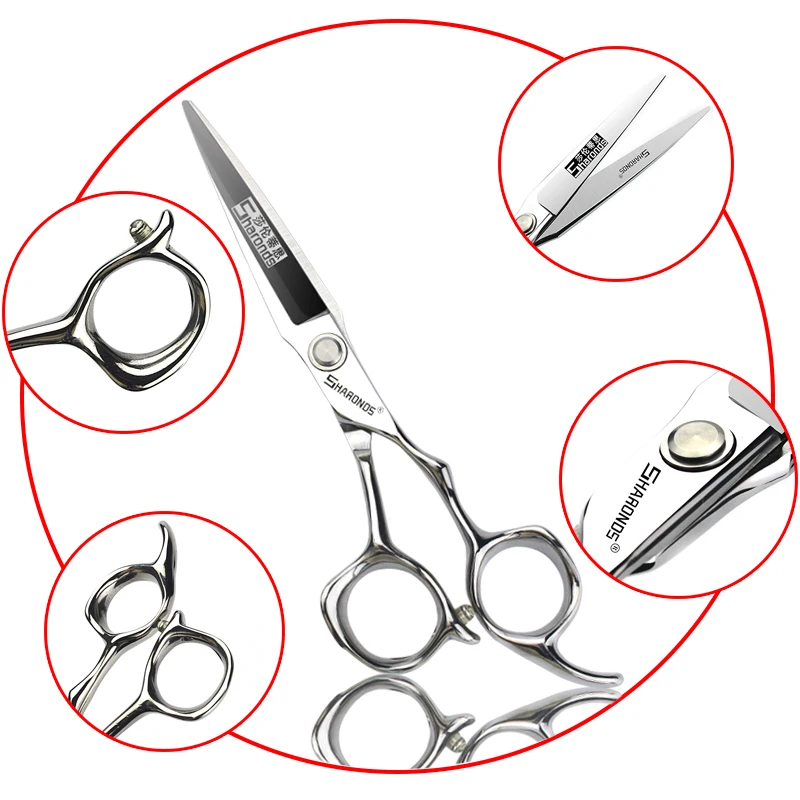 6/6.5/7/7.5 inch Japanese hairdressing scissors Barber Shop Shears Hair Cutting Scissors Thinning rate Scissors Set